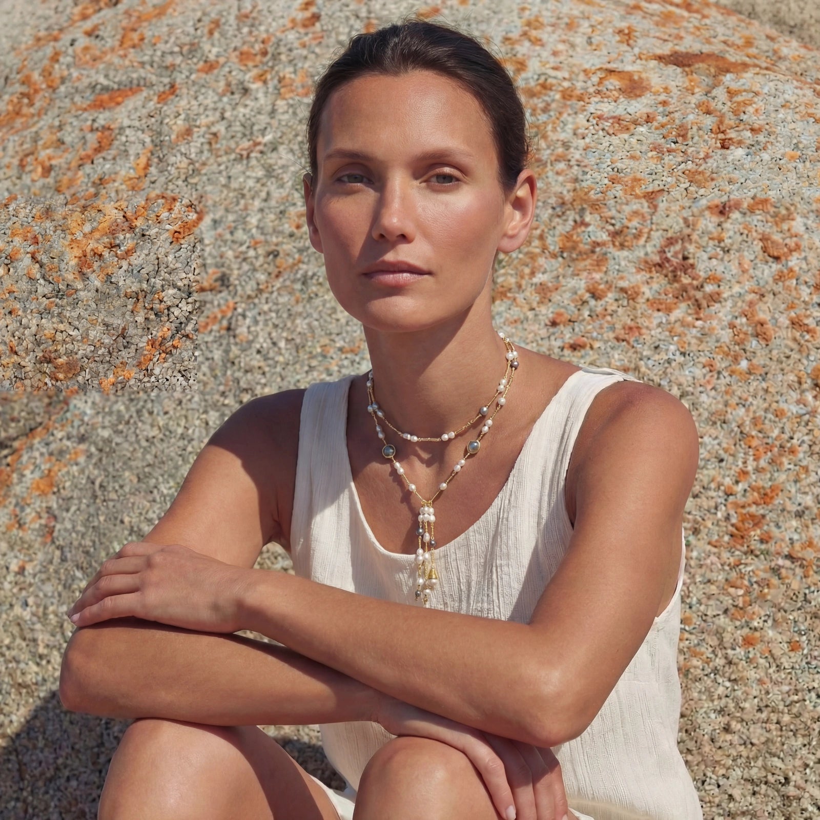 Twilight Pearl Lariat